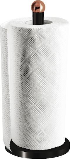 Berlinger Haus Black Rose Collection Suport pentru prosoape de hârtie Metalică Neagră 15cm BH-1737