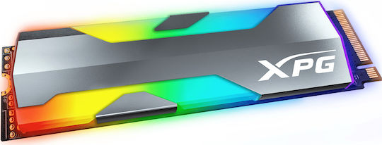 Adata XPG Spectrix S20G SSD 1TB M.2 Type with PCI Express 3.0 Connection and Heatsink ASPECTRIXS20G-1T-C