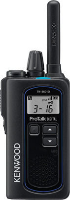 Kenwood TK-3601D Безжичен Трансивър PMR с Монохромен Екран В Черен Цвят