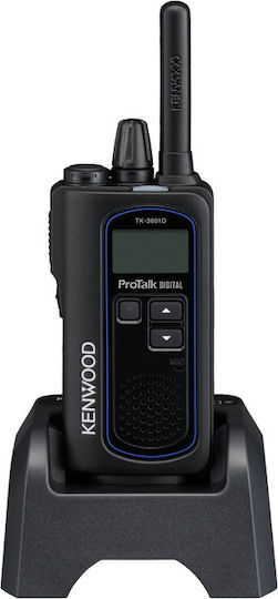 Kenwood TK-3601D Безжичен Трансивър PMR с Монохромен Екран В Черен Цвят