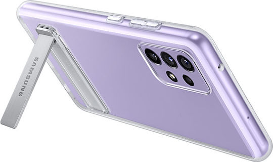 Samsung Clear Standing Cover Back Cover Πλαστικό / Σιλικόνης Διάφανο (Galaxy A72)