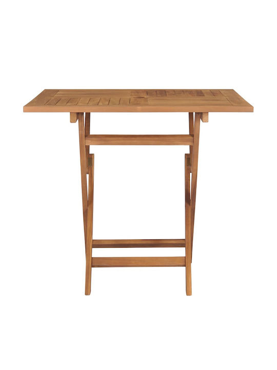 Tisch für kleine Außenbereiche Zusammenklappbar 85x85x76cm