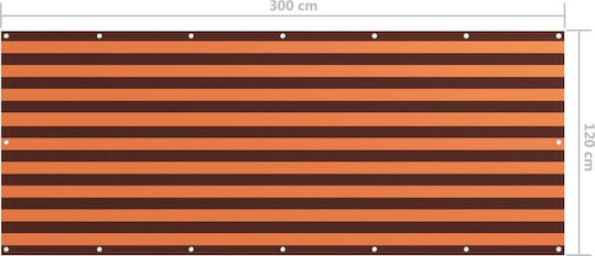 vidaXL Shade Divider on Roll Multicolour 1.2x3m made of Oxford fabric