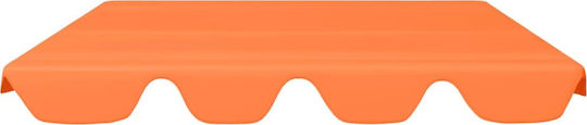 vidaXL Swing Fabric Orange with PVC Coating 1.92x1.47m 270gr/m²