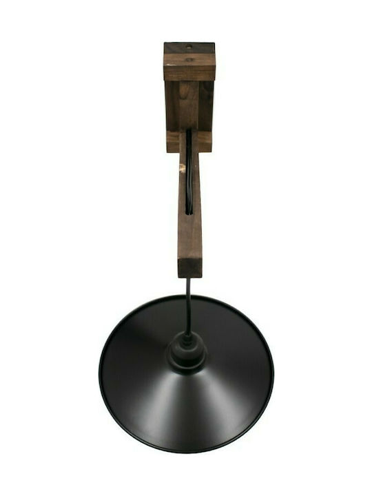 GloboStar Jonas Vintage Φωτιστικό Τοίχου με Ντουί E27 Καφέ 26x50x50εκ.