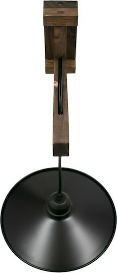 GloboStar Jonas Vintage Lampa De Perete Cu Bază De Bec E27 Maro 26x50x50cm