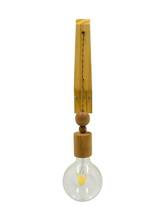 GloboStar Novo Vintage Wall Lamp with E27 Socket Beige 27x65x65cm