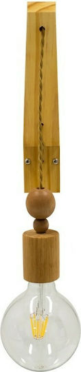 GloboStar Novo Vintage Lampa De Perete Cu Bază De Bec E27 Bej 27x65x65cm