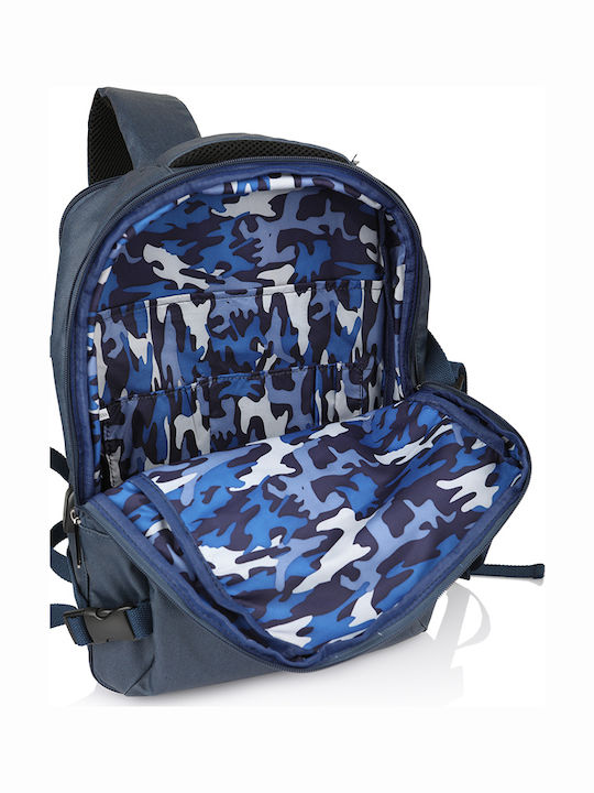 Aeronautica Militare Backpack Navy Μπλε