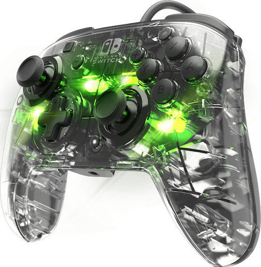 PDP Afterglow Wireless Deluxe Gamepad für Schalter Transparent