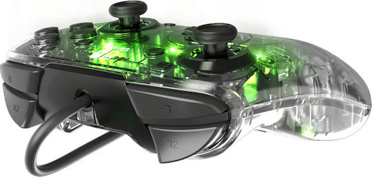 PDP Afterglow Wireless Deluxe Gamepad für Schalter Transparent