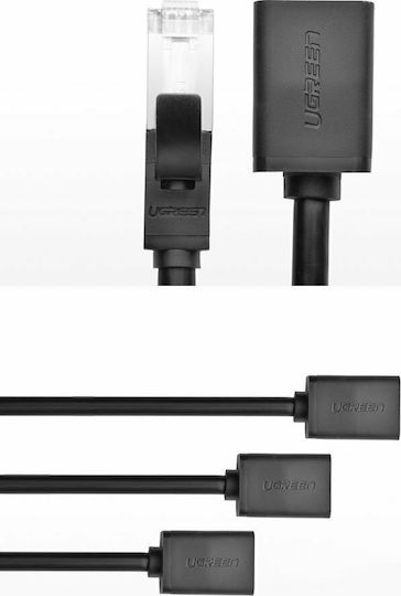 Ugreen F/FTP Cat.6 (Gigabit) Network Ethernet Cable 1m Black