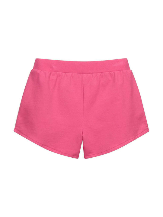 Guess Șort/Bermude pentru copii din material textil Fuchsia