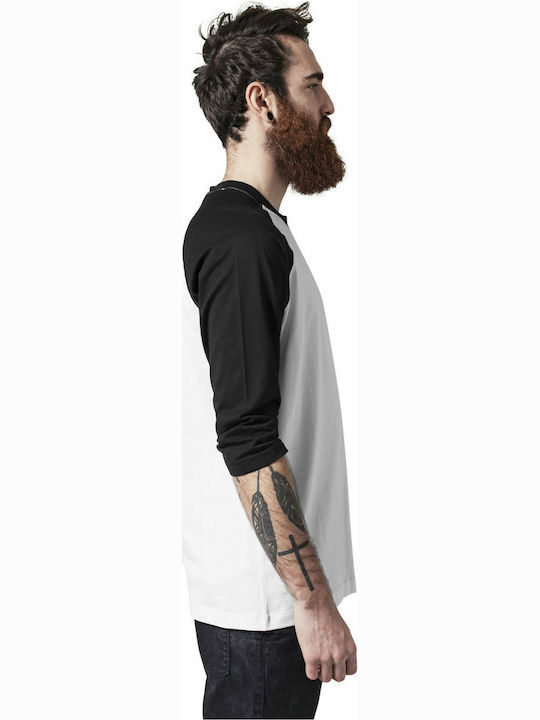 Contrast T-shirt White / Black