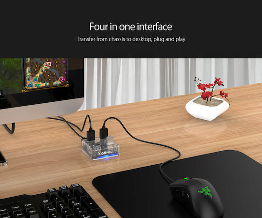 Orico MH4U-U3 Hub 4 Ports USB 3.0 with USB-A Connection White