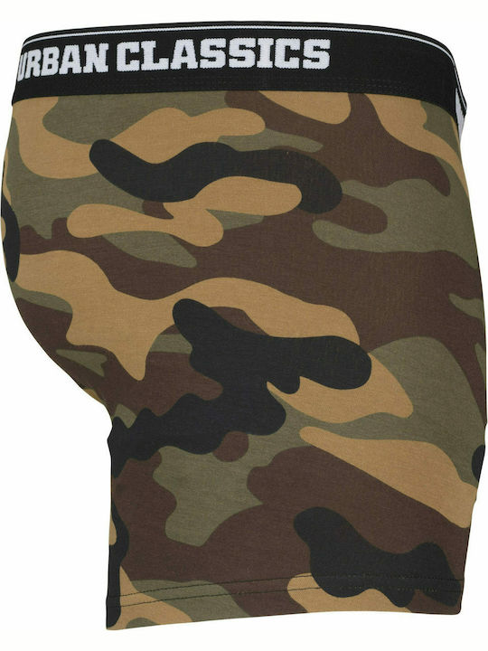 Urban Classics TB2047 Boxeri pentru bărbați Multicolor Camo 2Pachet