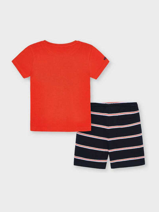 Mayoral Kids Set with Shorts Summer 2pcs Red