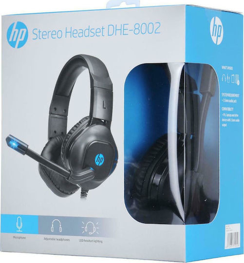 HP DHE-8002 Over Ear Gaming Headset με σύνδεση 2x3.5mm / USB