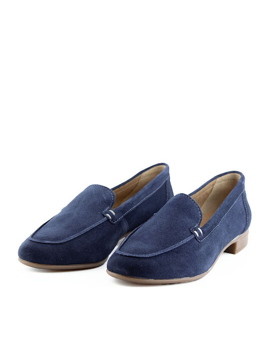 Γυναικεία Loafers σε Navy Μπλε Χρώμα