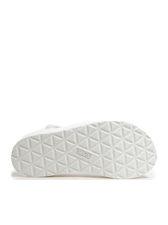 Flatform Universal Women's Flat Sandals Sporty Flatforms in White Color