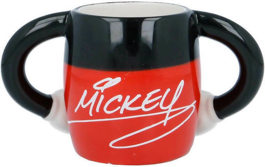 Stor 3D Mickey Body Κούπα Κεραμική Μαύρη 325ml Stor 3D Mickey Body Κούπα Κεραμική Μαύρη 325ml