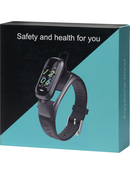 B9 Activity Tracker with Heart Rate Monitor Black