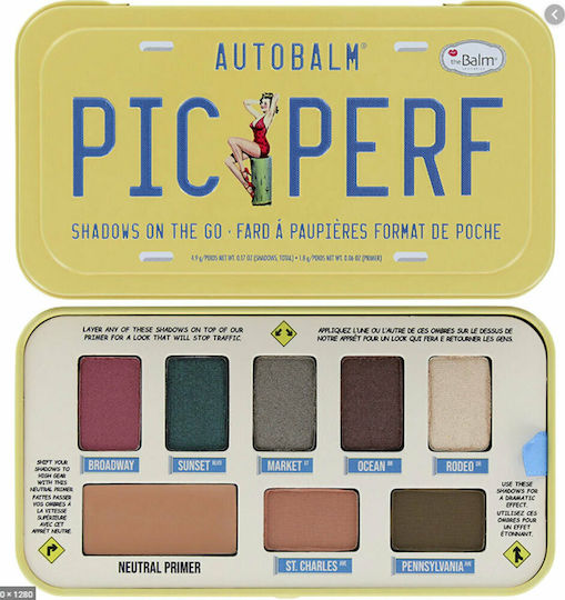 theBalm Autobalm Pic Perf Παλέτα με Σκιές Ματιών σε Στερεή Μορφή 6.7gr