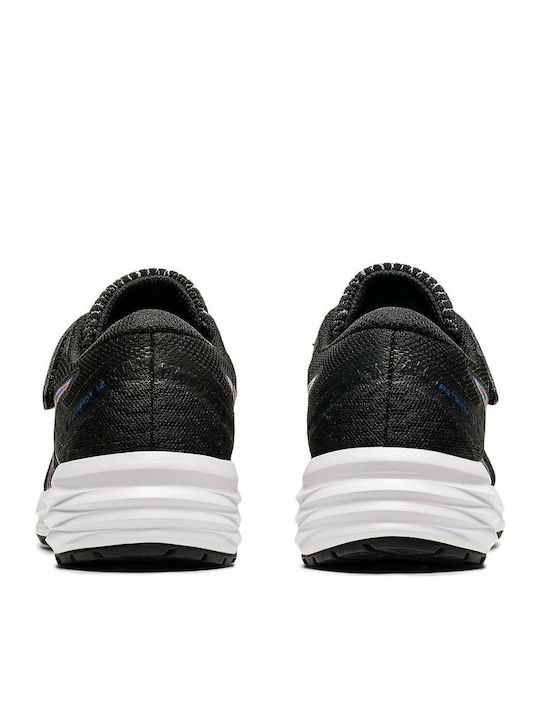 Patriot NVY Kids Sports Shoes Running with Hoop & Loop Closure Black