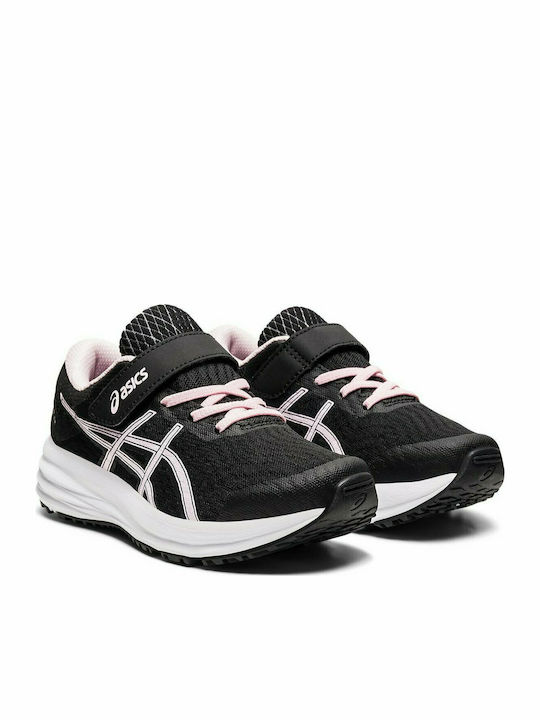 Patriot 12 Ps Kids Sports Shoes Running with Hoop & Loop Closure Black / Pink