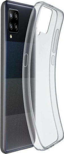 Cellular Line Back Cover Silicon Transparent (Galaxy A42)