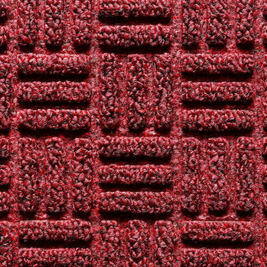 Sdim Entrance Mat Carpet with Anti-slip Backing Supreme 001 Red 40x60cm Thickness 12mm
