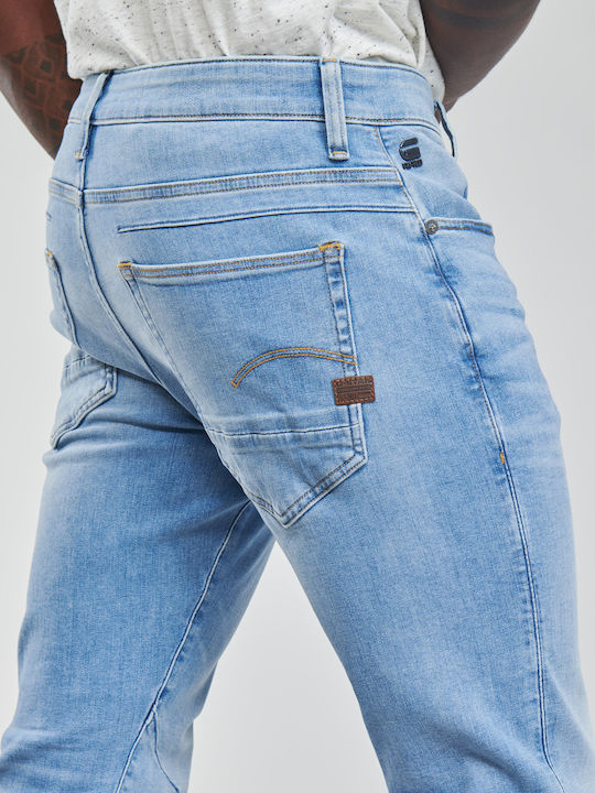 D-Staq Men's Jeans Pants Elastic with Slim Fit Blue