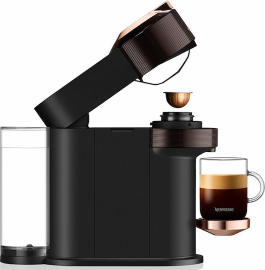 De'Longhi Next Καφετιέρα για Κάψουλες Vertuo Brown Rose Gold