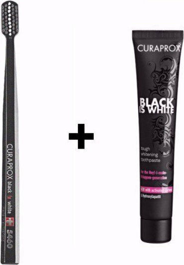 Curaprox Black Is White Toothpaste for Whitening 8ml