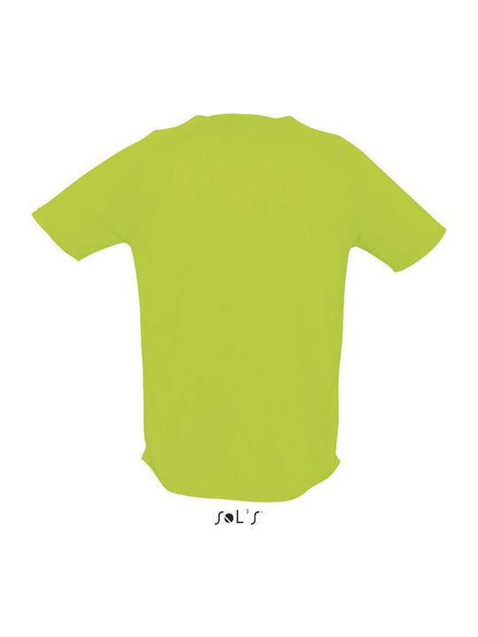 Sol's Sporty Men's Short Sleeve Promotional T-Shirt Green