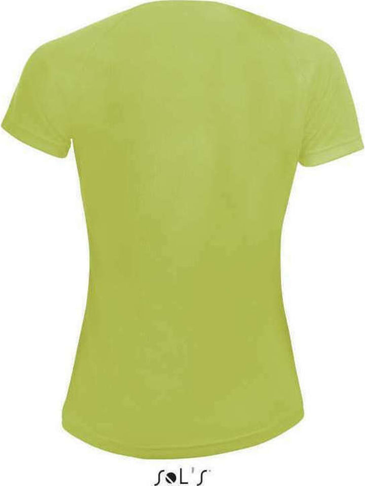 Sol's Sporty Women's Short Sleeve Promotional T-Shirt Green 01159-280