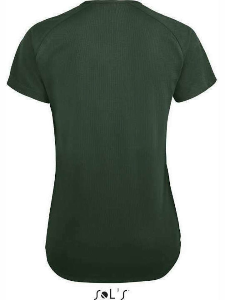 Sol's Sporty Werbe-T-Shirt in Grün Farbe