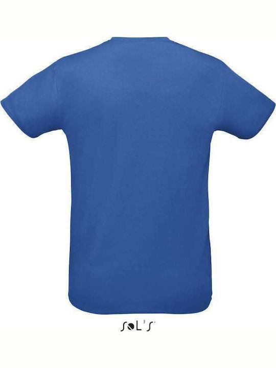 Sol's Sprint Men's Short Sleeve Promotional T-Shirt Royal Blue