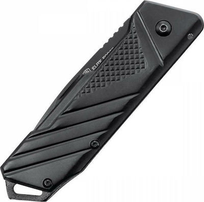 Elite Force EF162 Pocket Knife Survival Black with Blade made of Stainless Steel