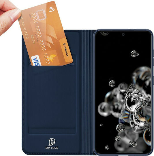Dux Ducis Skin Pro Портмоне Изкуствена кожа Син (Galaxy S21+ 5G)
