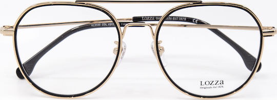 Lozza Metal Eyeglass Frame Black VL2330 0302