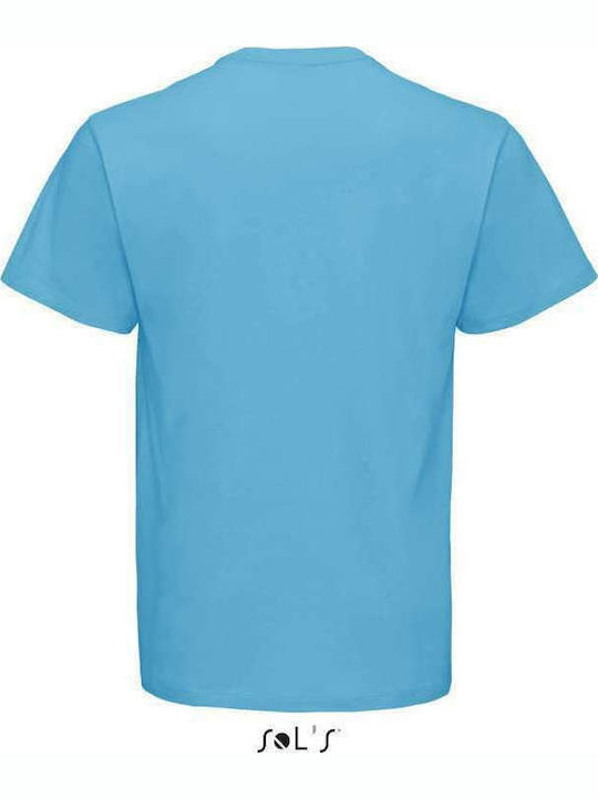 Sol's Victory Men's Short Sleeve Promotional T-Shirt Aqua 11150-321