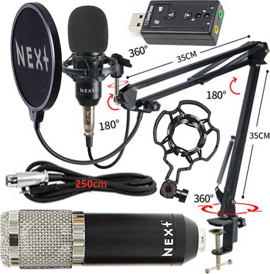 Next Shock Mount Kit Set Kondensatormikrofon XLR / USB Stoßmontiert