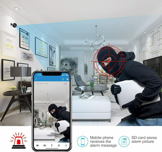 Hidden Camera WiFi 720P with Memory Card Slot and Motion Detector