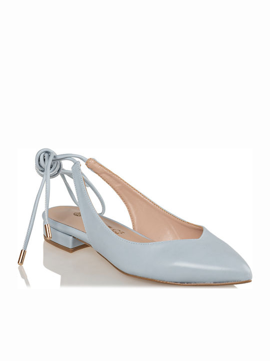 Envie Shoes Damen Ballerinas Slingback in Hellblau Farbe