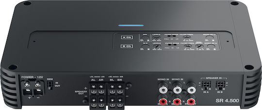 Audison Αυτός είναι ο Ενισχυτής Αυτοκινήτου SR 4.500 4 Kanäle (Κλάση D)
