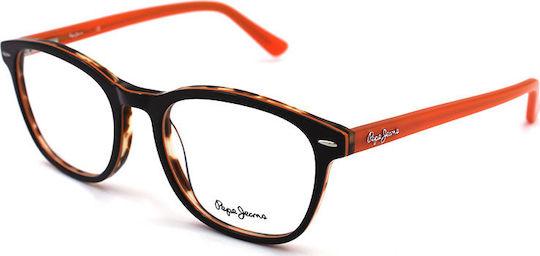 Pepe Jeans Knox Men's Acetate Prescription Eyeglass Frames Brown PJ3282 C4