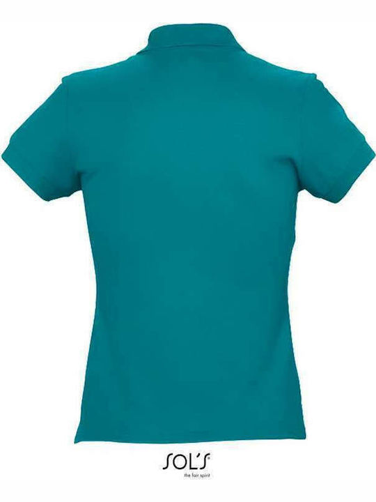 Sol's Passion Women's Short Sleeve Promotional Blouse Duck Blue