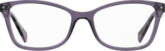 Polaroid Plastic Eyeglass Frame Purple PLD D320 789