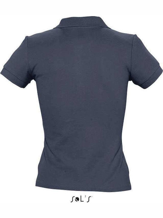 Sol's People Women's Short Sleeve Promotional Blouse Navy Blue